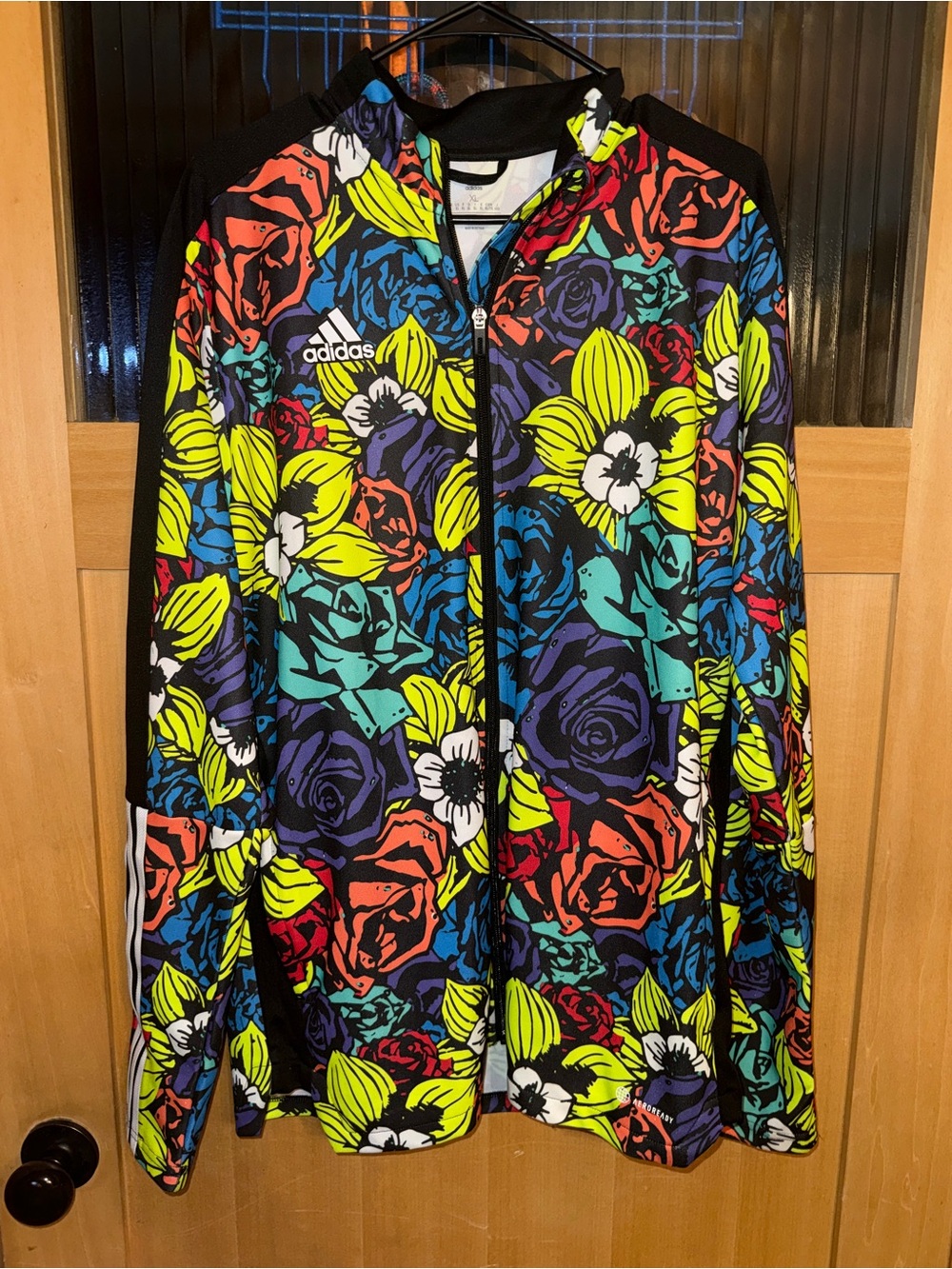 Adidas Tiro 21 Floral Track Jacket Men's L Multicolor AEROREADY HC3933 Soccer